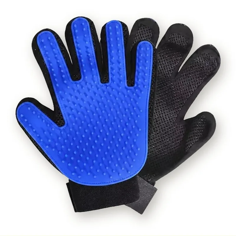 Silikon-Pflegehandschuh zum Bürsten und Baden von Hunden und Katzen