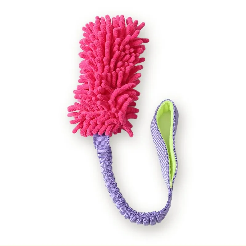 Plush Bungee Tug Toy for Dogs with Handle, 43 cm