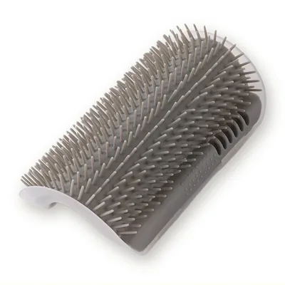 Wall Corner Self-Grooming Brush for Cats
