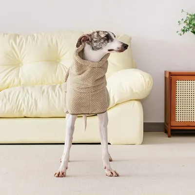 Microfibre Dog Bathrobe Towel, 3 Colours, 7 Sizes