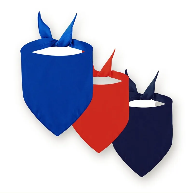 Effen hondenbandana voor logo