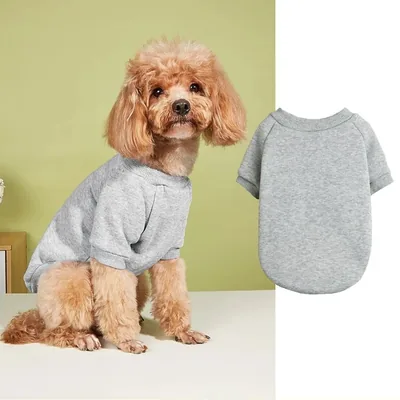 Plain Short-Sleeve T-Shirt for Dogs and Cats