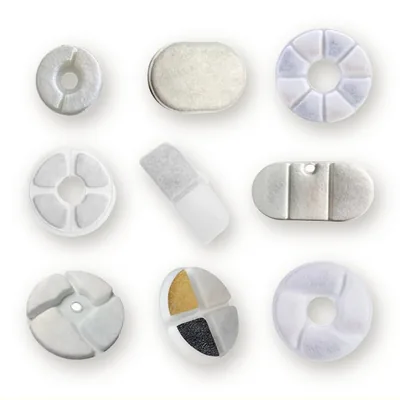 Replacement Filters for Cat and Dog Water Fountains, Various Shapes