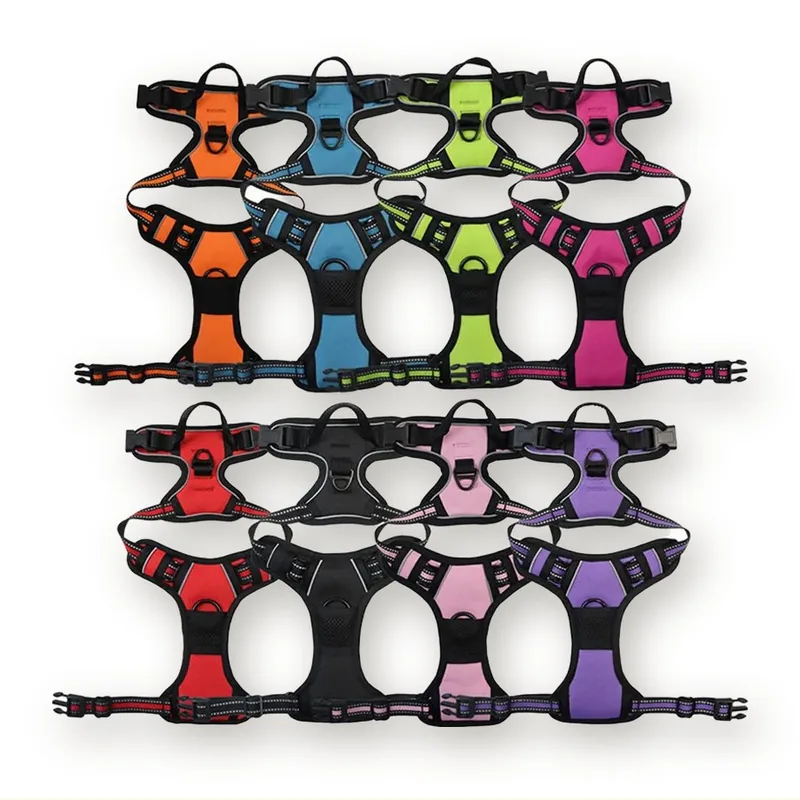 Reflective Padded Dog Harness with Handle