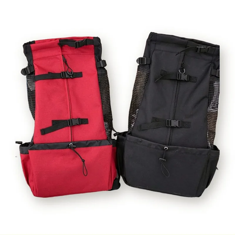 Mochila transportín para perros con malla lateral