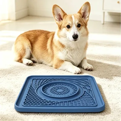Silicone Lick Mat for Dogs and Cats with Suction Base