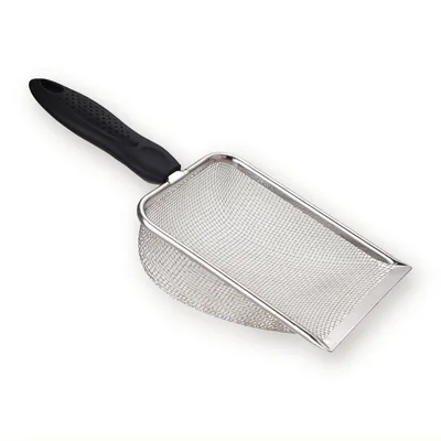Stainless Steel Mesh Cat Litter Scoop with Long Handle