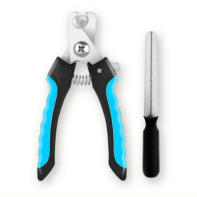 Stainless Steel Nail Clipper for Dogs and Cats, Sizes S and L