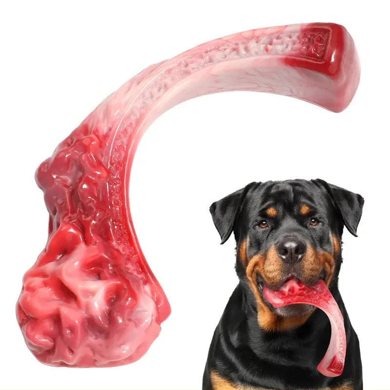 Beef-Flavoured Nylon Chew Bone for Dogs, Size S