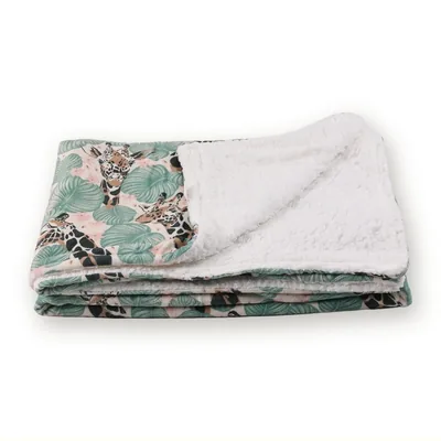 Sherpa Fleece Dog Blanket with Custom Sublimation Print
