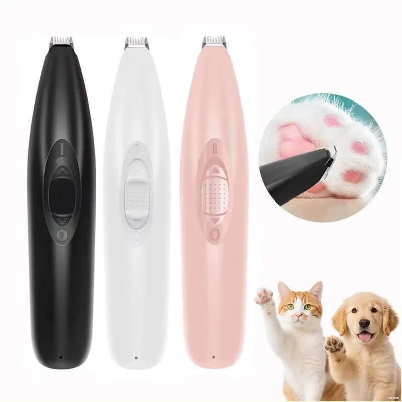 Cortapelos recargable para patas con LED