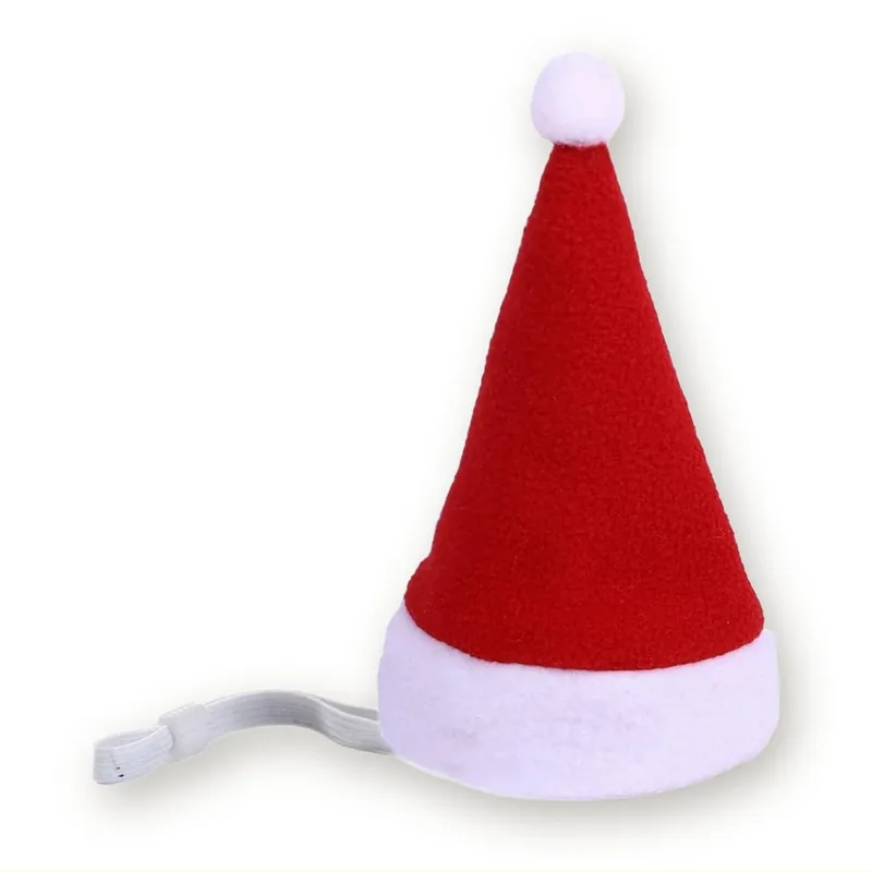 Christmas Santa Hat for Cats and Dogs with Adjustable Strap