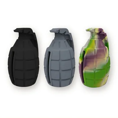 Grenade-Shaped Silicone Dog Poop Bag Dispenser