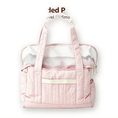 Soft Puffy Tote Carrier for Small Dogs with Leash Clip