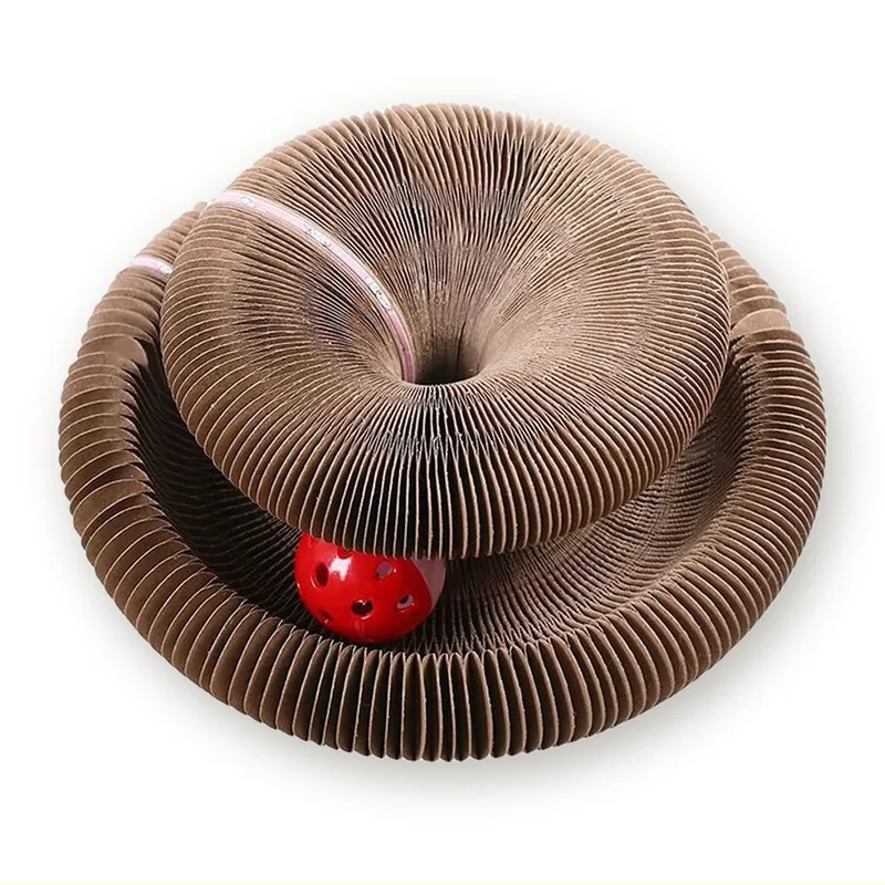 Griffoir-lounge pliable en carton ondulé 2‑en‑1