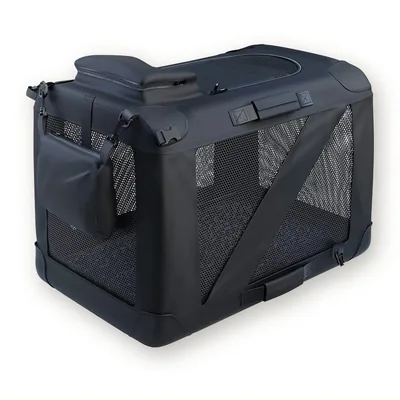 Collapsible Soft Dog Crate in 600D Fabric for Home and Travel