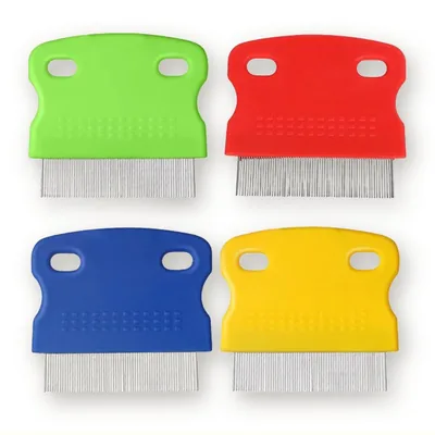 Flea Comb Set for Dogs and Cats, 4 Pieces