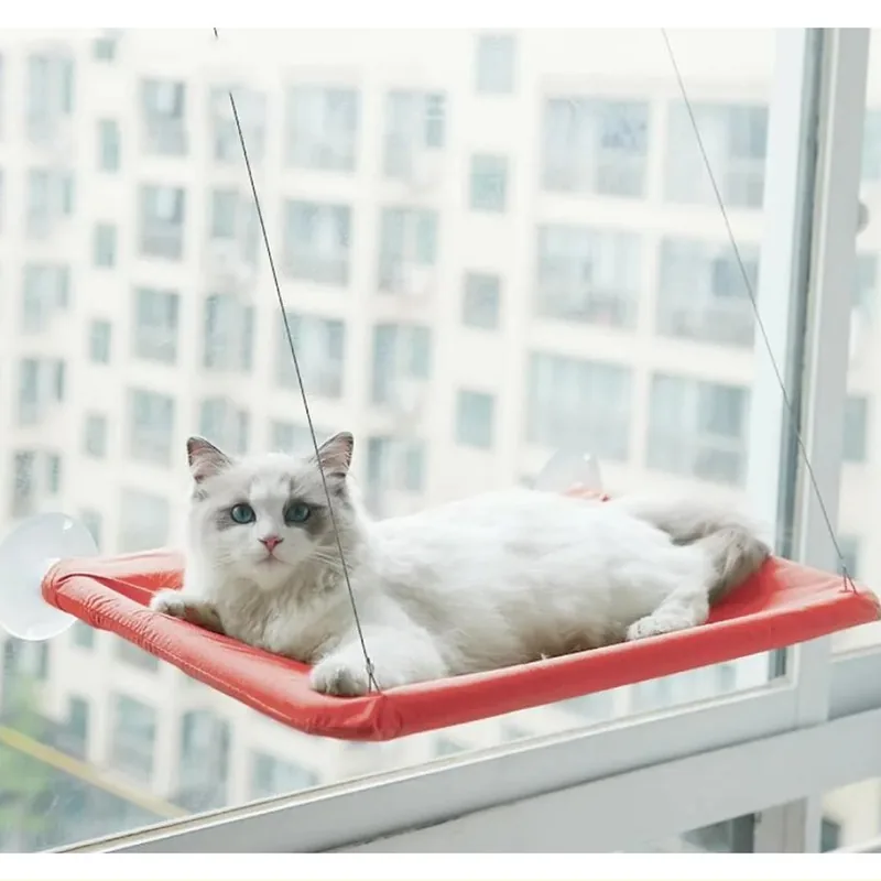 Cat Window Perch Hammock with Suction Cups, 55 × 35 cm