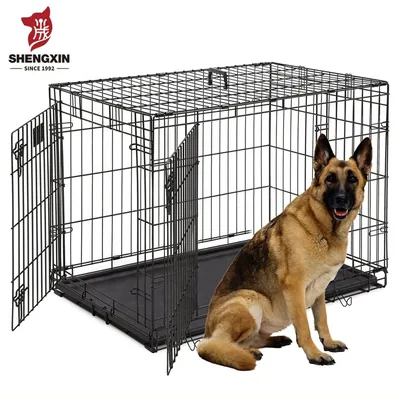 Inklapbare draadbench met dubbele deur 19–48 inch