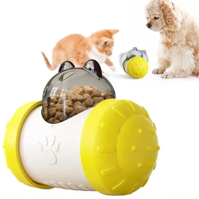 Wobble Tumbler Treat Dispenser Toy for Dogs and Cats